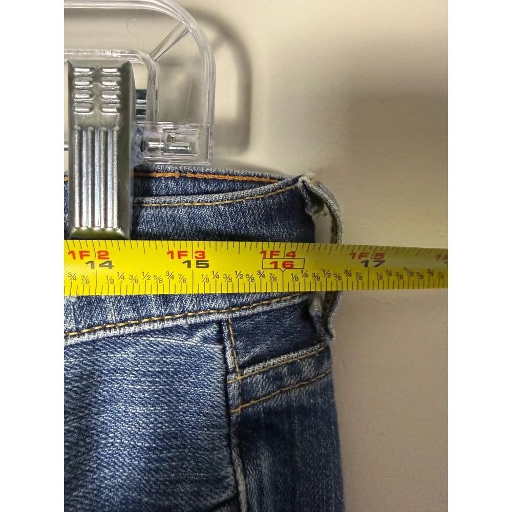 J Crew Jeans Womens 10 Size 29 Blue Stretch‎ Denim Made In USA Vintage
